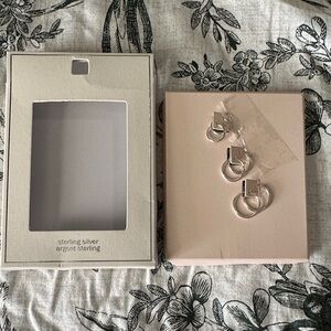 Elegant Silver Hoop Earrings